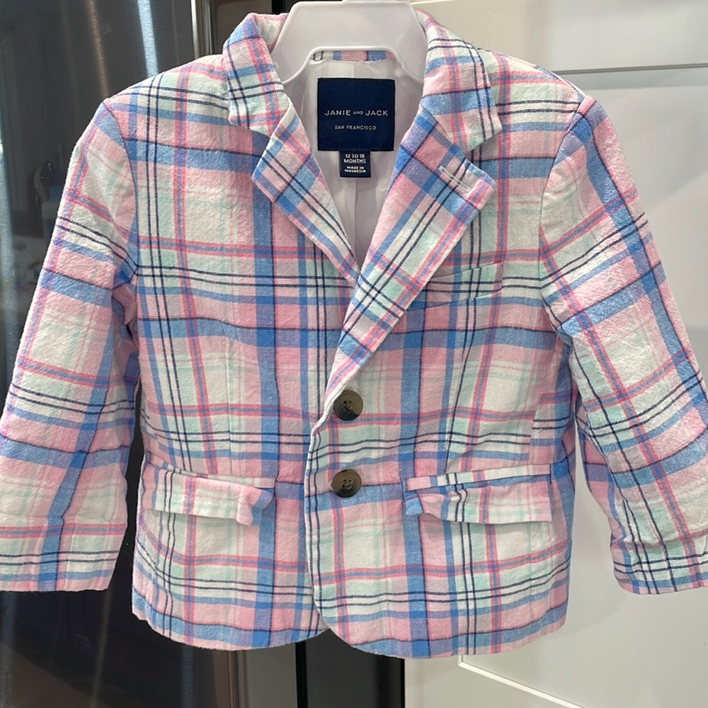 Janie and Jack Suit Jacket + matching shorts